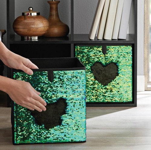 Foldable teal sequin - foldable,