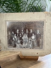 Antique Wedding Photo 1895-1910 Era. Pre WW1 Vintage Photograph