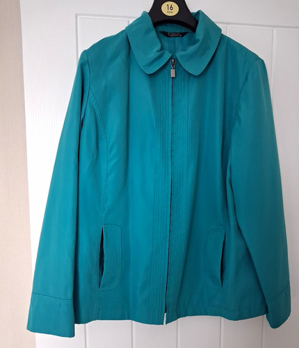 Womens blue satin lined - womens, jacket