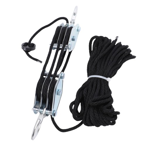 Rope hoist pulley - hoist, system