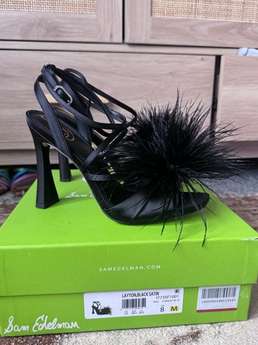 Sam edelman layton black satin - edelman,