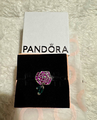 Pandora red flower - red, beauty