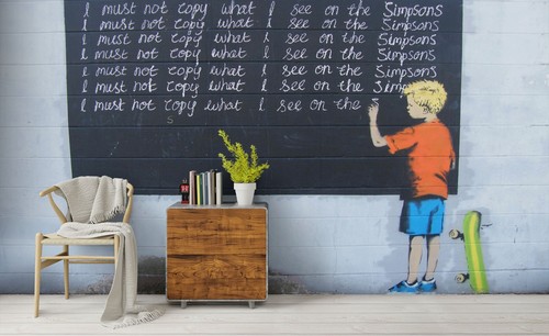 Banksy graffiti - 3d, banksy graffiti