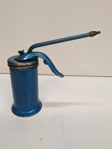 Vintage eagle blue hand pump - vintage,