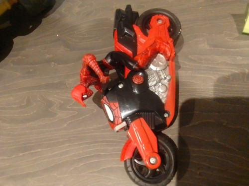 Spiderman and bike 2009 hasbro - bike,