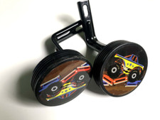 Stabilisers Black cars for 12inch kid bikes - B1161