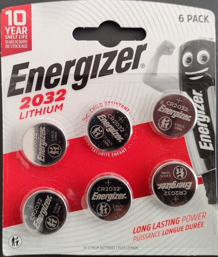Cr2032 batteries for dell - 6x,
