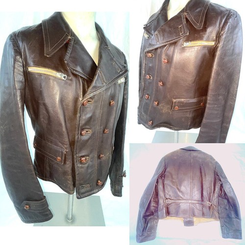 Vtg wwii style brown - vtg,