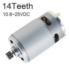 DC RS550 Motor 14 Teeth 8.2mm Replace for Cordless Drill Screwdriver 10.8V -25V