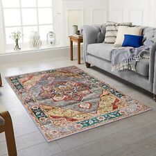 Vintage Rugs Modern Style Living Room Bedroom Distressed Large Faded Floor Rug