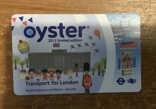 Oyster Card London Queen Diamond Jubilee Olympic 2012 Limited Edition TFL Rare
