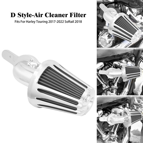 Cone chrome air filter - chrome, gray