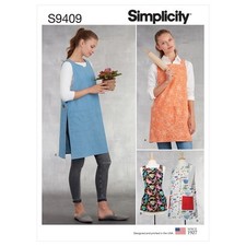 SIMPLICITY 9409 Misses Womens Ladies Aprons SEWING PATTERN xs-xl   20% OFF