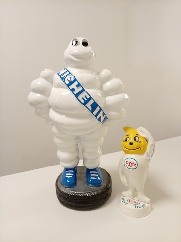 Large michelin man standing - man,