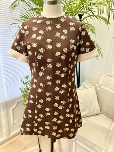 Vintage 1960s 1970s brown