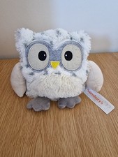Sainsbury's Owl Warmie Hottie 9” Microwavable Plush Soft Toy Lilac VGC