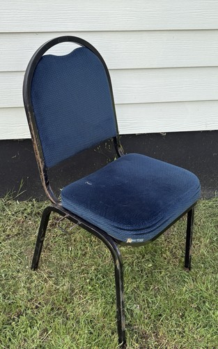 Blue fabric upholstered - 10,