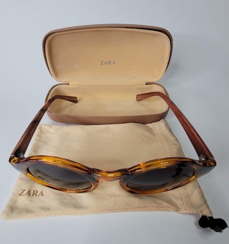 Zara round tortoise shell - round,