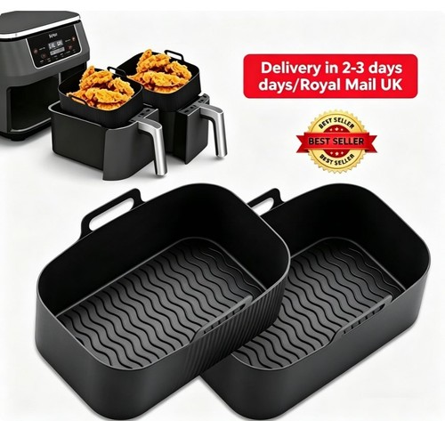 Silicone air fryer liners - 2x,