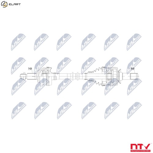 Drive shaft npw 033 - drive, npw-lr-033