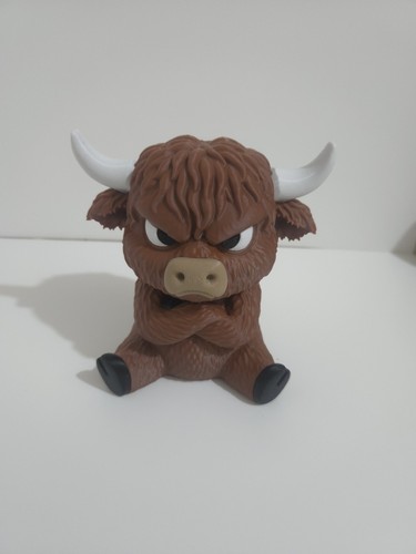 Angry highland cow - angry,