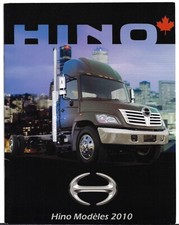 Hino 165 185 258 268 338 358 Trucks 2010 Canadian Market Brochure In French