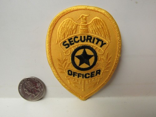 Security officer embroidered - security,