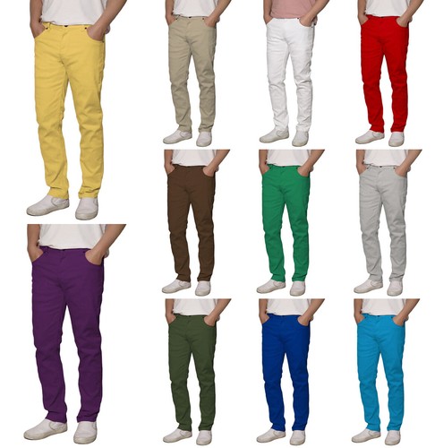 Men stretch color skinny - men's,