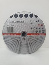 5x METAL CUTTING DISCS 9"