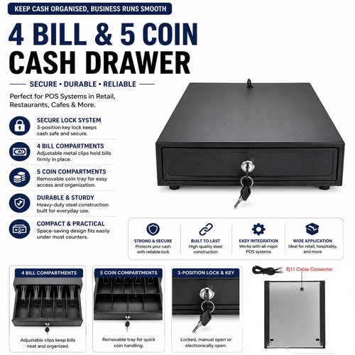 Pos cash register till drawer - register,