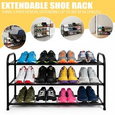 Shoe Rack 3 Tier Extendable