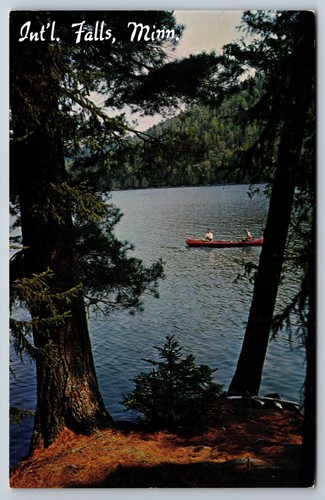 Postcard international falls - postcard,