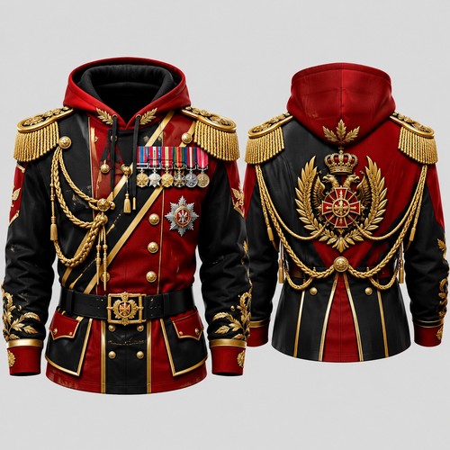 Men ceremonial guard - guard, 3d