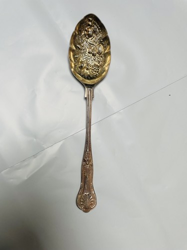 Vintage berry serving - , spoon