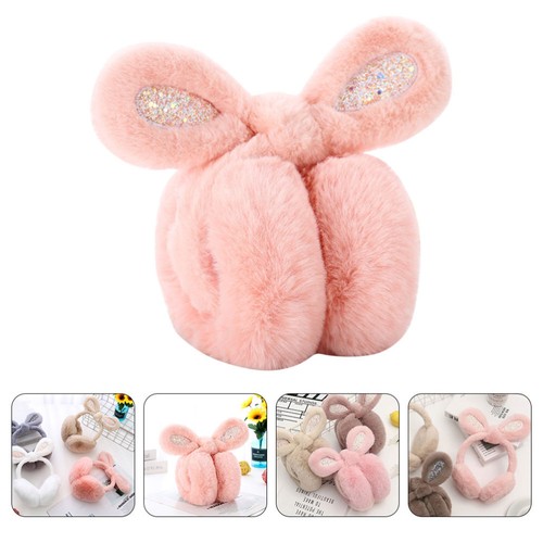 Rabbit ear muffs warmers - ,