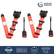 2Pcs Red Universal 3 Point