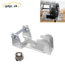 Silver Gooseneck Hitch Lock