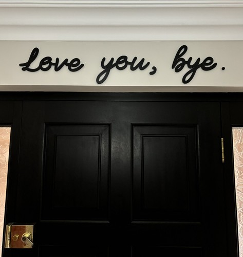 Large wooden love you - large,