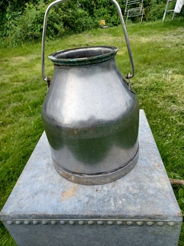 Vintage stainless steel milk - vintage,