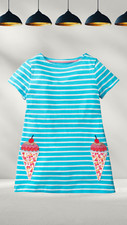 Ex Mini Boden Girl's Stripy