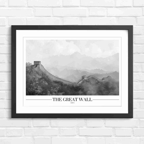 Chinese great wall - chinese, mountains