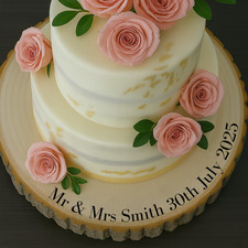 Personalised Wooden Cake
