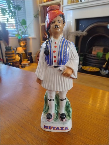 Vintage metaxa greek soldier - vintage,
