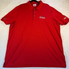 Adidas Golf Polo 2XL Mens Red