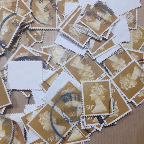 120 50p stamps - x ,