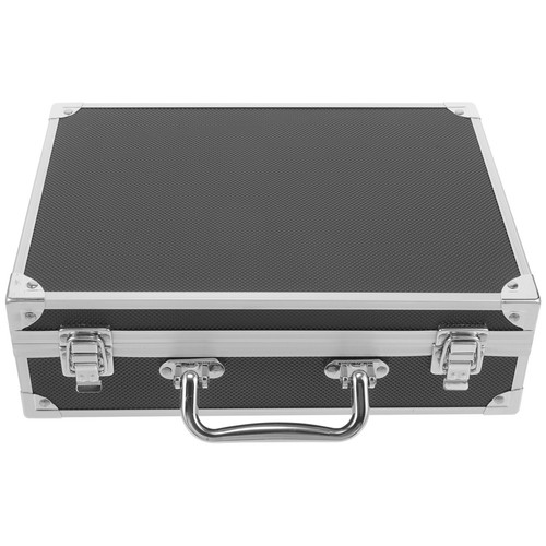 Reusable metal briefcase with - metal,