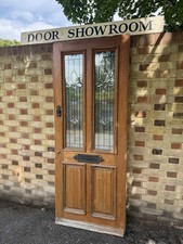 Reclaimed Bespoke Modern Style Victorian Wooden Panel Front Door 2025 x 805mm