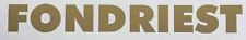 Fondriest Decal