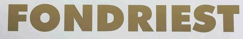 Fondriest decal - fondriest,