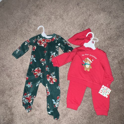 Girls red 1st christmas - 9,